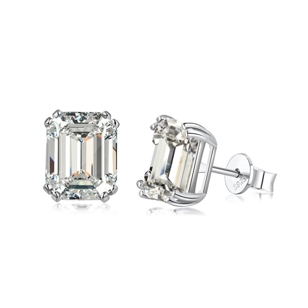 <MAGIC>Dazzling Square Shape Earrings