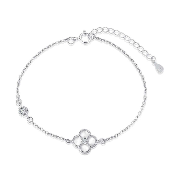 <MAGIC>Delicate Four Leaf Clover Bracelet