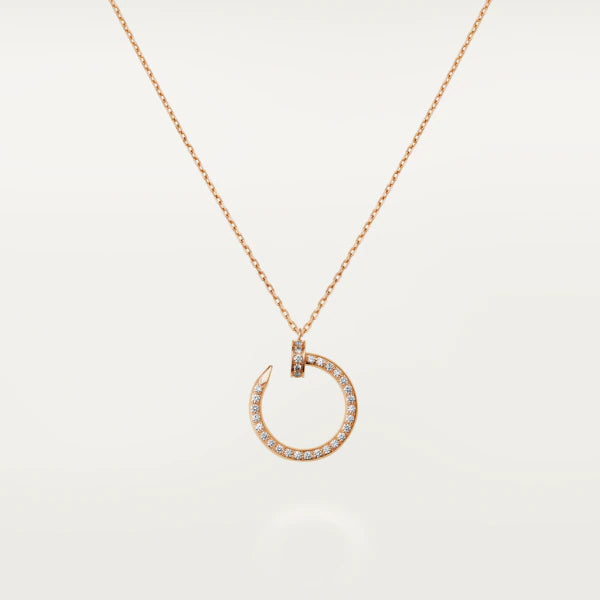 <MAGIC>JUSTE NECKLACE PINK GOLD DIAMONDS