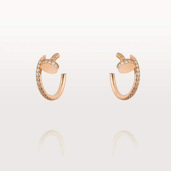 <MAGIC>JUSTE EARRINGS 12.75MM PINK GOLD DIAMOND