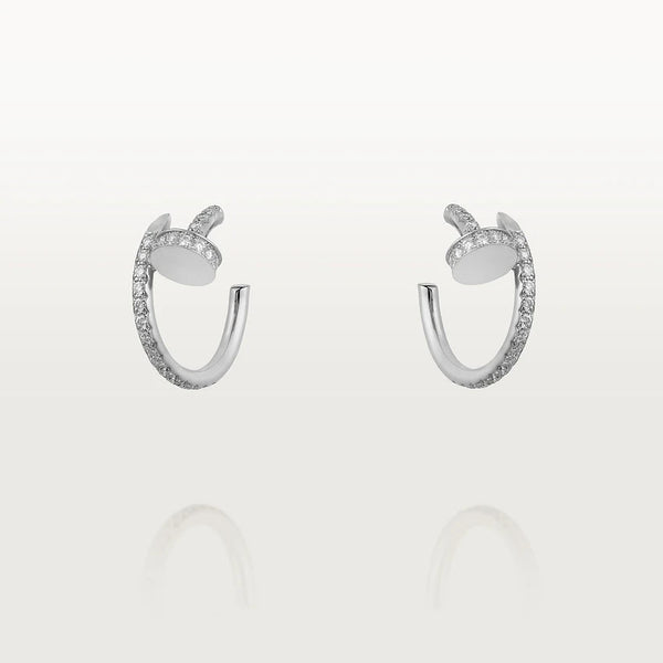 <MAGIC>JUSTE EARRINGS 12.75MM SILVER DIAMOND