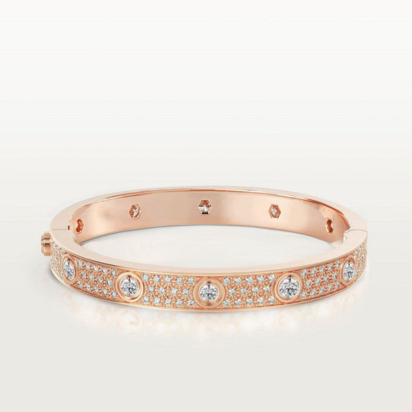 <MAGIC>LOVE BRACELET 6.1MM DIAMOND-PAVED 10 BIG DIAMONDS