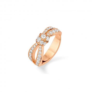 <MAGIC>LIENS ROSE GOLD DIAMOND RING