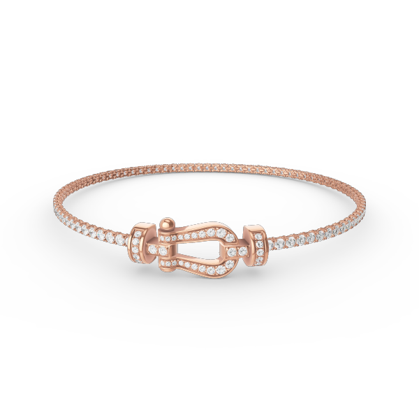 <MAGIC>FORCE  HORSESHOE  DIAMOND TENNIS BRACELET